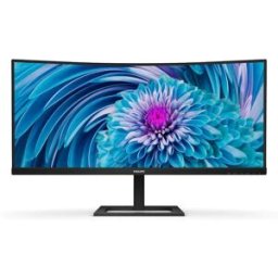 Monitor Philips Lcd Curved Va Led 34 Wide 346e2cuae/00 4ms Lowblue Mm Wqhd 3000:1 Black Hdmi Dp Usb-C Reg.Alt. Vesa Fino:31/03