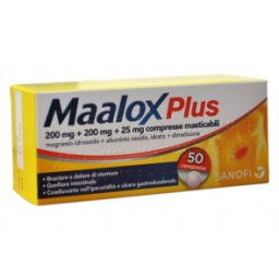 MAALOX PLUS 50CPR MASTICABILI
