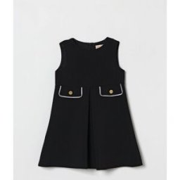 Elisabetta Franchi La Mia Bambina Abito in viscosa Nero Taglia 2