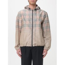 Burberry Giacca a vento in poliestere check Beige Taglia XL