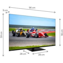Tv 43 Thomson Uhd Smart 4k Qled Google Front Spk 144hz Piede