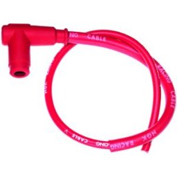 Pipetta candela ngk cr5 rossa con cavo racing