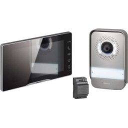BTicino KIT VIDEOCITOFONO MONO/BI FAMILIARE EASYKIT PLUS 2 FILI COLORE NERO