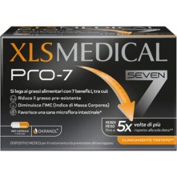 PERRIGO ITALIA Srl XL-S Medical PRO 7 - Per il trattamento e la prevenzione del sovrappeso - 180 capsule