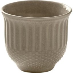 HEART&SOUL Tazzina caffè Pine Relief 0.08l ; 90 ml, 6x5.8 cm (ØxH); beige; 6 pz. / Pacco