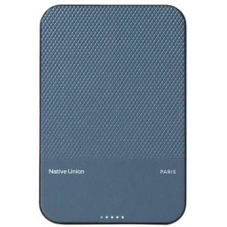 Native Union Classic Power Bank magnetico Qi2 5000 mAh USB-C colore Blu Navy