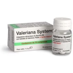 Valeriana system Integratore 70 Compresse