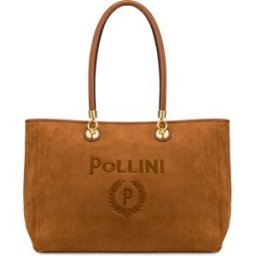 Tote Bag Capri In Simil Suede CUOIO/CUOIO, one_size, Pollini one_size