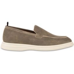 Loafer Anderson in Nabuk MILITARE, 43, Pollini 43