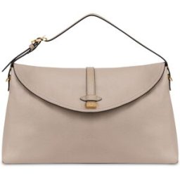 Shoulder Bag Mia in Vitello TAUPE/TAUPE, one_size, Pollini one_size