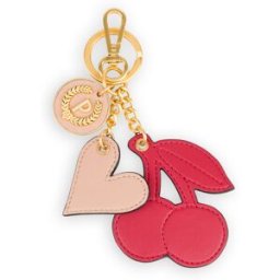 Portachiavi con Charms NUDE/ROSSO, one_size, Pollini one_size