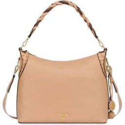 Medium Double Handle Bag Charisma CREMA/CREMA/MARRONE, one_size, Pollini one_size