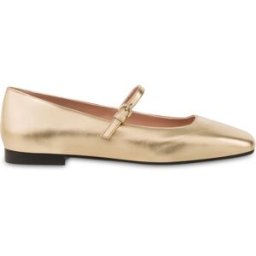 Ballerina Flat Ballet in Nappa SAND, 38, Pollini 38