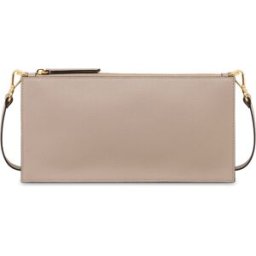Shoulder Bag Solid In Vitello TAUPE/TAUPE, one_size, Pollini one_size