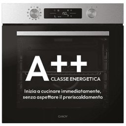 Candy CA6 NP5B3HTX1 FORNO INCASSO Capacità 78 l, dimensoni: L 55 cm - A 57,5 P 54,8 cm, Stainless Steel, classe A++