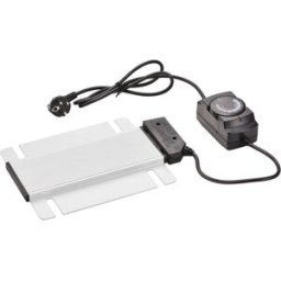 Stalgast Piastra elettrica riscaldante per chafing dish, con manopola di comando ; 23x20 cm (LxP); argento