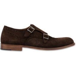 Double Monk Flexy In Crosta T.MORO, 43.5, Pollini 43.5