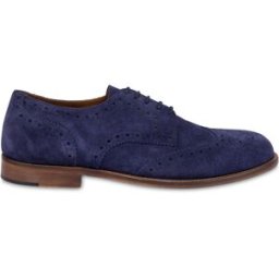 Derby Flexy In Crosta BLU, 44, Pollini 44
