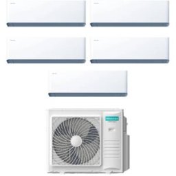 Hisense Climatizzatore Uni Hb Wifi Penta Split 7000+7000+7000+7000+12000 Btu Inverter 5amw105u4rqc A++ R32