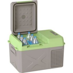 Outsunny Frigo Portatile da 12 Litri con Compressore, Grigio e Verde Aosom Italy