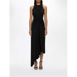 Balenciaga Abito asimmetrico in jersey Nero Taglia 38