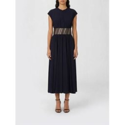 Alaïa Abito midi in viscosa Viola Taglia 38