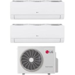 LG Climatizzatore Libero Smart Wifi Dual Split 12000+12000 Btu Inverter In R32 Mu3r19 A+++