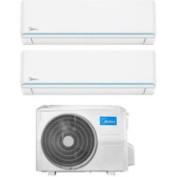 Midea Climatizzatore Evolution Dual Split 9000+9000 Btu M2oe-18hfn8-Q R-32 Inverter A++ Wifi