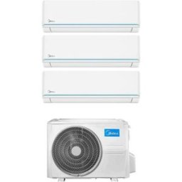 Midea Climatizzatore Evolution Trial Split 12000+12000+12000 Btu M3oa-27hfn8-Q R-32 Inverter A++ Wifi