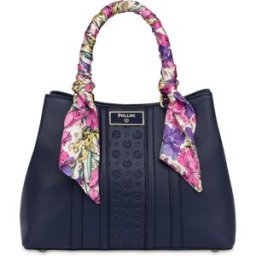 Handle Bag Lirio Small in Soft Pu NAVY/NAVY, one_size, Pollini one_size