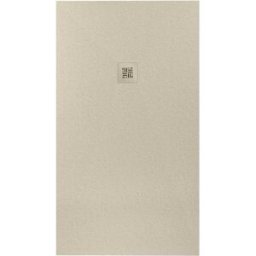 Tecnomat PIATTO DOCCIA NATURE EFFETTO PIETRA IN MARMORESINA BEIGE 70x90 cm H 2,5 cm PILETTA Ø 90 mm