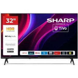 Sharp 32he2245e - 32 Smart Tv Led Hd - Tivo Os - Frameless - Comp. Tv Sat - Audio Dolby Digital+ / Dts Hd - Chromecast - Black - It