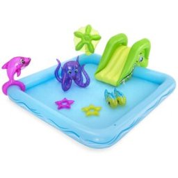 Bestway - Piscina Parco Giochi Gonfiabile Fantastic Aquarium 239x206 cm
