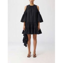 Jw Anderson Abito asimmetrico in cotone Nero Taglia 6