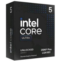 Cpu Intel Core Ultra 5 250kf Plus 4,2ghz (5,3ghz Turbo) 18core Bx80768250kf 30mb Lga1851 125w Box No Fan Gar. 3anni