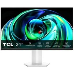 TCL Monitor Gaming 23,8 Mled Va 16:9 Fhd 5ms 100hz 450 Cdm, Miniled Direct-84, 99 Srgb, Vga/hdmi, Bianco