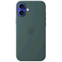 Apple Iphone 16 Plus Silicone Case Magsafe Lake Green