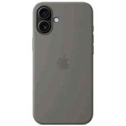 Apple Iphone 16 Plus Silicone Case Magsafe Stone Gray Grigio Pietra