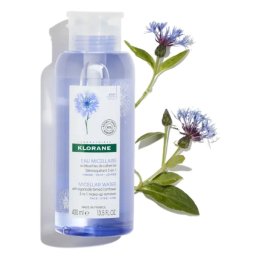 Klorane acqua micellare al fiordaliso bio 3 in 1 da 400 ml