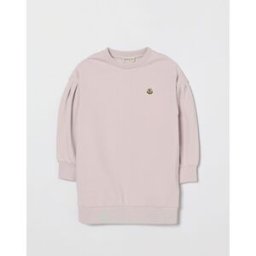 Moncler Abito a felpa in cotone Rosa Taglia 8