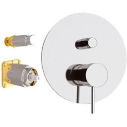 Remer Set Miscelatore X-Style X09kb A Incasso Per Doccia Con Deviatore Da Abbinare Al Box Incasso