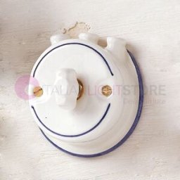 Interruttore Deviatore A Farfalla In Ceramica Con Pipe