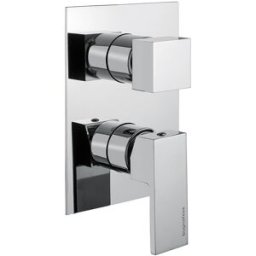 Bugnatese Tetris Monocomando incasso con deviatore meccanico a 2 vie Cromo