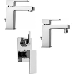Paini Rubinetterie "Paini Dax R miscelatore lavabo, bidet e doccia incasso con deviatore