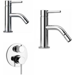 Paini Rubinetterie "Paini Cox small miscelatore lavabo, bidet e doccia incasso con deviatore