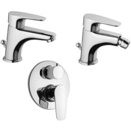 Paini Rubinetterie "Paini Smart miscelatore lavabo bidet doccia incasso con deviatore