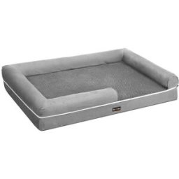 Cuccia per Cani Ortopedica Grigio VASAGLE, Grigio Chiaro