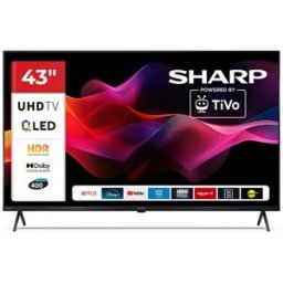 Sharp 43hm5245e - 43 Smart Tv Qled 4k - Tivo Os - Frameless - Hdr - Audio Harman Kardon - It