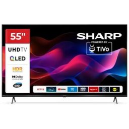 Sharp 55hm5246e - 55 Smart Tv Qled 4k - Tivo Os - Frameless - Hdr - Audio Harman Kardon - It