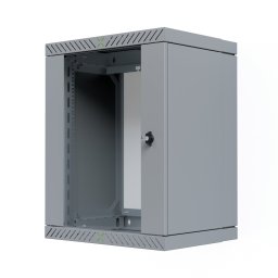 X-rack Armadio Rack 19'' a Muro 15U da Assemblare Profondità 400-600 mm Grigio